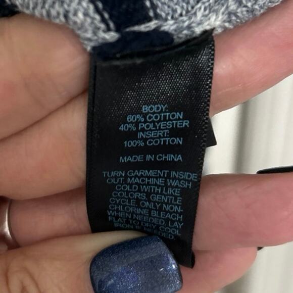 Express Shawl Collar Cardigan Sweater Gray Blue Stripe Men’s Medium - Picture 7 of 9